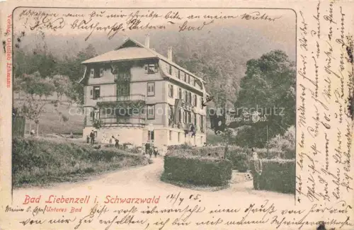AK / Ansichtskarte BAD LIEBENZELL BW Kurhotel Unteres Bad