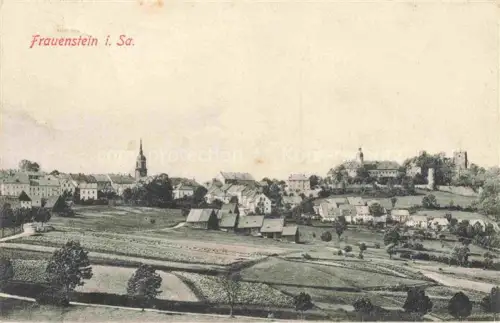 AK / Ansichtskarte Frauenstein  Sachsen Panorama