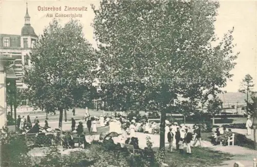 AK / Ansichtskarte ZINNOWITZ Ostseebad Am Konzertplatz