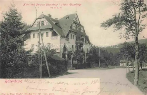 AK / Ansichtskarte Baerenburg Sachsen Hotel Pension Baerenburg