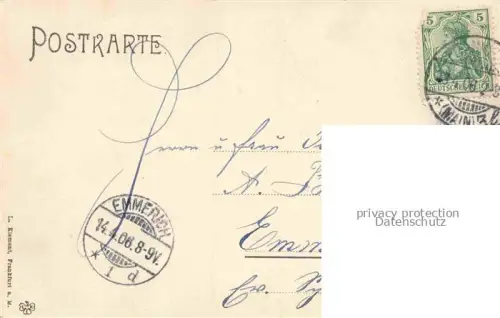 AK / Ansichtskarte FRANKFURT AM MAIN Blick ueber den Main zur Stadt