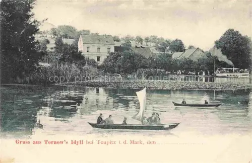 AK / Ansichtskarte Tornow Teupitz Dahme-Spreewald Brandenburg Idylle am See