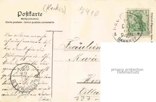 AK / Ansichtskarte REUTLINGEN BW Partie beim Bahnhof