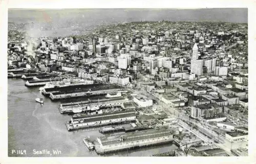 AK / Ansichtskarte Seattle Washington USA Aerial view