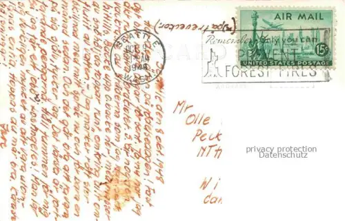 AK / Ansichtskarte Seattle Washington USA Aerial view