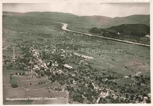 AK / Ansichtskarte Oberriet SG Fliegeraufnahme