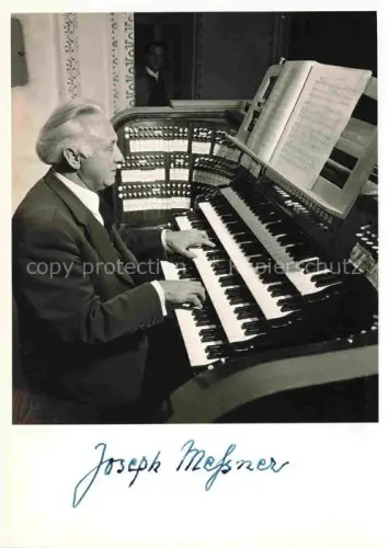 AK / Ansichtskarte SALZBURG  AT Prof. Joseph Messner Domkapellmeister Komponist Orgel