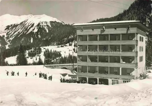 AK / Ansichtskarte Litzirueti Litzi-Rueti Arosa GR Badener Ferienheim Valbella Wintersportplatz Alpen