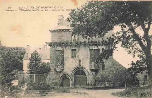 AK / Ansichtskarte PERROS-GUIREC Lannion 22 Cotes-d Armor Louannes Chateau de Barac