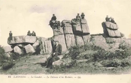 AK / Ansichtskarte Lannion 22 Cotes-d Armor Le Gaudet Le Dolmen Rochers