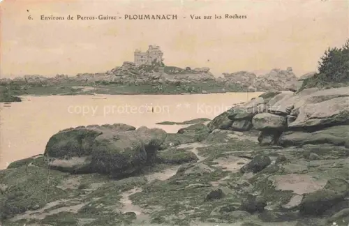 AK / Ansichtskarte Ploumanach Vue sur les Rochers 