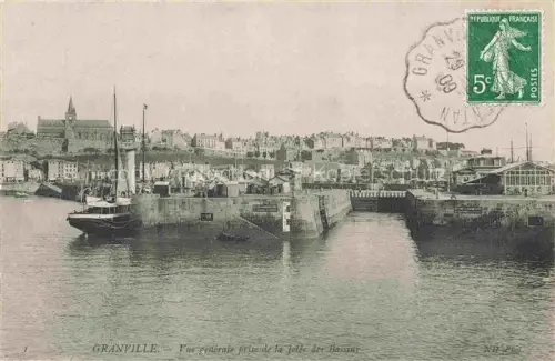 AK / Ansichtskarte GRANVILLE 50 Manche Vue generale prise jetee des Bassins
