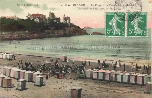 AK / Ansichtskarte DINARD 35 Ille-et-Vilaine Plage Point Malouine 