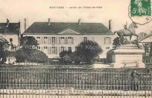 AK / Ansichtskarte Mortagne-au-Perche 61 Orne Jardin de l Hotel de Ville