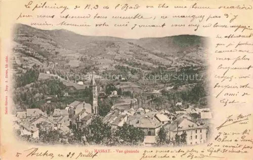 AK / Ansichtskarte Massat Saint-Girons 09 Ariege Vue generale
