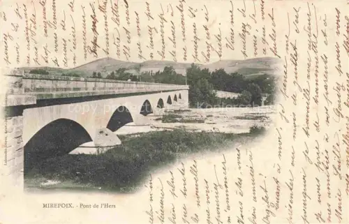 AK / Ansichtskarte Mirepoix  Pamiers 09 Ariege Pont de l Hers
