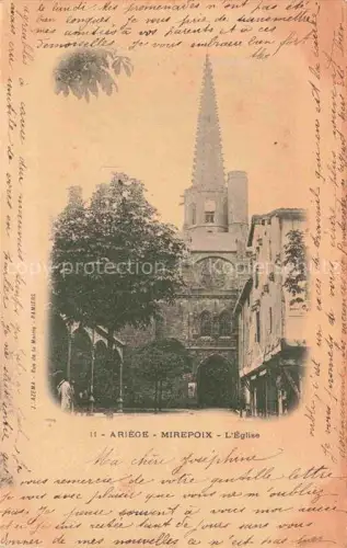 AK / Ansichtskarte Mirepoix  Pamiers 09 Ariege Ariege L Eglise