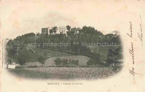 AK / Ansichtskarte Mirepoix  Pamiers 09 Ariege Chateau de Terride