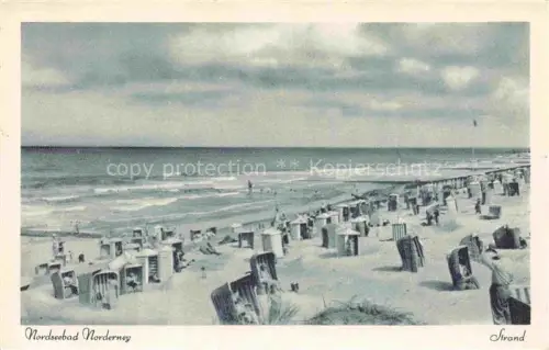 AK / Ansichtskarte NORDERNEY Nordseebad Niedersachsen Strand