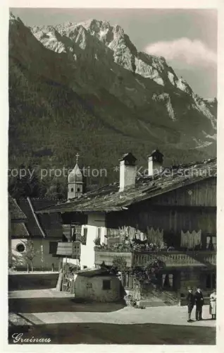 AK / Ansichtskarte GRAINAU Altes Bauernhaus Kapeoeoee