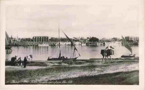 AK / Ansichtskarte LUXOR Louqsor Louksor Egypt The Luxor Temple seen from the Nile