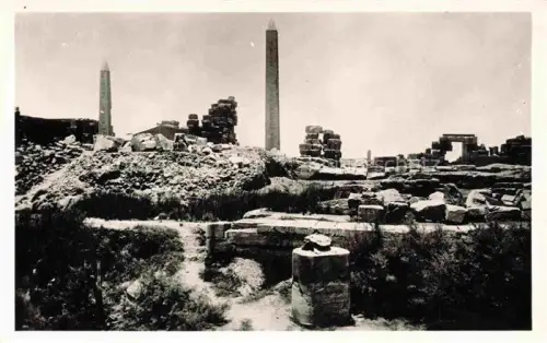 AK / Ansichtskarte Karnak  Luxor Egypt Temple of Amen Ra The scared Beetle