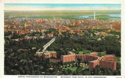 AK / Ansichtskarte WASHINGTON  DC USA Wardman Park Hotel Air view