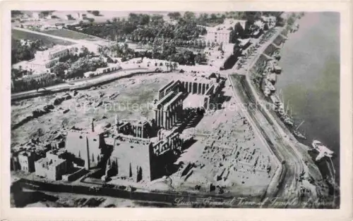AK / Ansichtskarte LUXOR Louqsor Louksor Egypt The Luxor Temple Air view