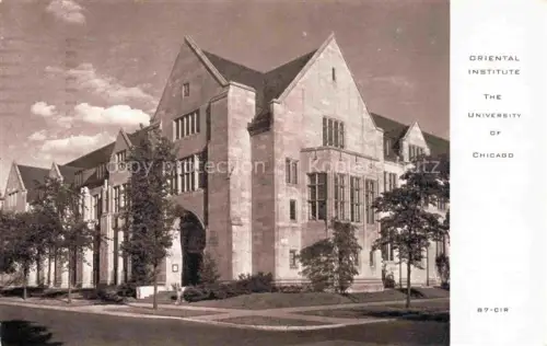 AK / Ansichtskarte CHICAGO  Illinois USA Oriental Institute The University of Chicago