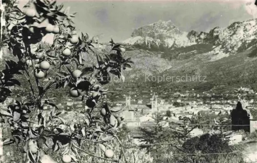 AK / Ansichtskarte SOLLER Mallorca ES Entre nieve y naranjos