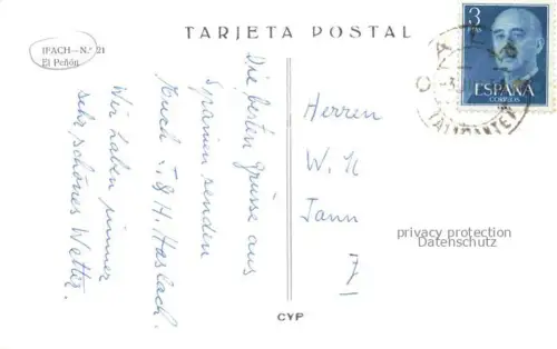 AK / Ansichtskarte Ifach Parque natural del penon de Ifach Alicante ES El Penon