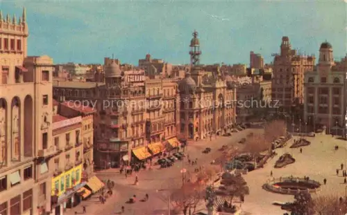 AK / Ansichtskarte VALENCIA  Valenciana ES Plaza del Caudillo