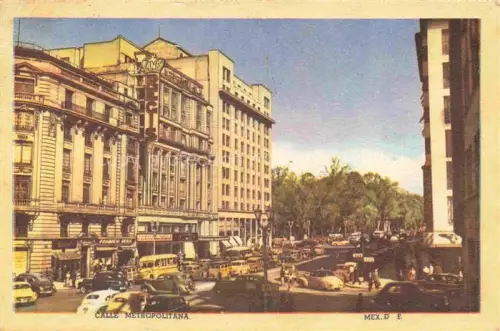 AK / Ansichtskarte Mexico -City D.F. Mexico Avenida Juarez Arteria vital de la Ciudad de los Palacios