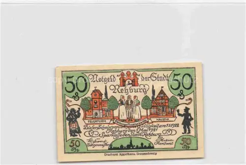 AK / Ansichtskarte Rehburg Bad Feuerturm Haustyp Trachten 