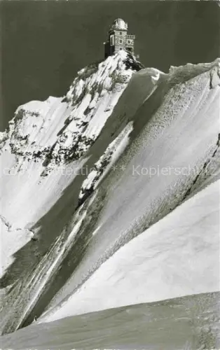 AK / Ansichtskarte Observatorium Sternwarte Urania Meteologische Spinxgipfel Jungfrau Joch