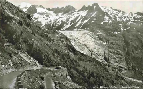 AK / Ansichtskarte Gletscher Ferner Glacier Glaciar Ghiacciaio-- Rhone Grimselstrasse Schweiz