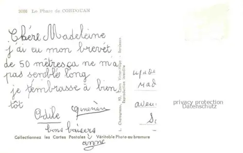 AK / Ansichtskarte Leuchtturm Lighthouse Faro Phare-- Cordouan 