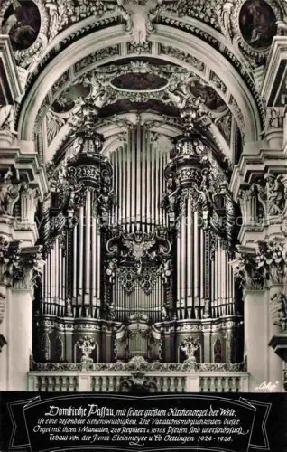 AK / Ansichtskarte Orgel Kirchenorgel Organ Orgue Passau Domkirche 