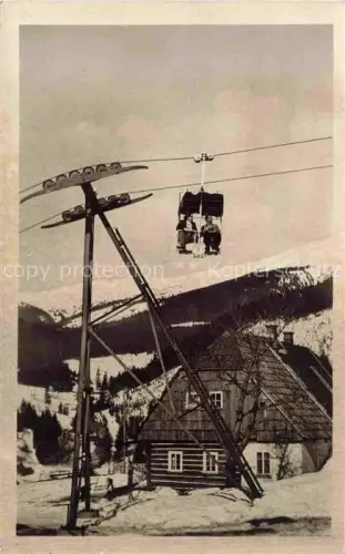 AK / Ansichtskarte Sessellift Chairlift Telesiege Krkonose Polen Riesengebirge 