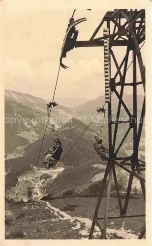 AK / Ansichtskarte Sessellift Chairlift Telesiege Jasna Chopok Slowakei