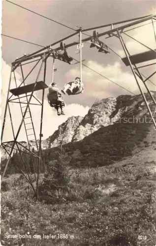 AK / Ansichtskarte Sessellift Chairlift Telesiege Am Iseler Oberjoch Hochallgaeu 