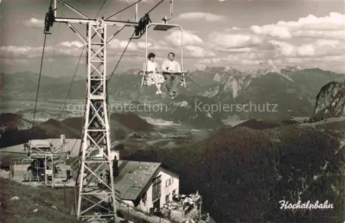 AK / Ansichtskarte Sessellift Chairlift Telesiege Breitenbergbahn Fuessen 