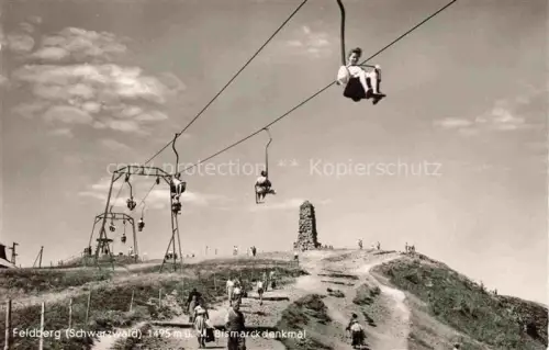 AK / Ansichtskarte Sessellift Chairlift Telesiege Hotel Feldberghof Schwarzwald 