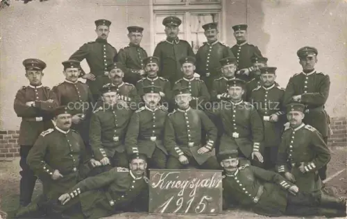 AK / Ansichtskarte KoeNIGSBERG  Ostpreussen Kaliningrad RU Militaria Gruppenfoto Kriegsjahr 1915 Feldpost