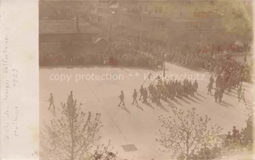 AK / Ansichtskarte MULHOUSE Muehlhausen 68 Haut-Rhin Militaerparade