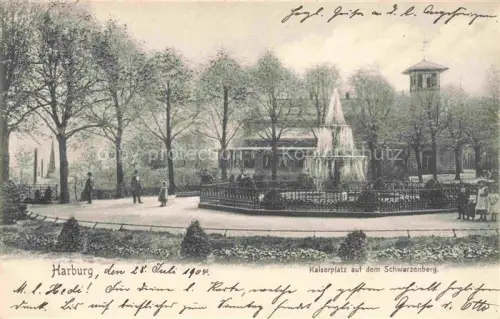 AK / Ansichtskarte Harburg Elbe Hamburg Kaiserplatz auf dem Schwarzenberg