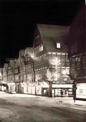 AK / Ansichtskarte CELLE  Niedersachsen Die Zoellnerstrasse zur Weihnachtszeit