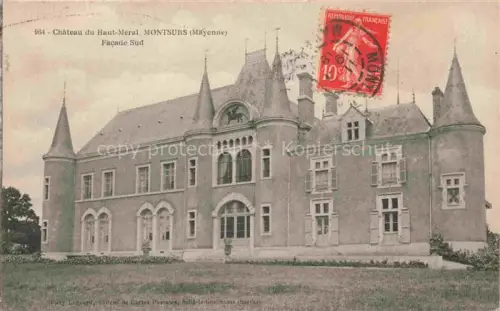 AK / Ansichtskarte Montsurs LAVAL 53 Mayenne Chateau du Haut Meral 