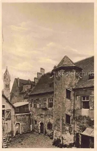 AK / Ansichtskarte WueRZBURG Bayern Domherrnhof Heideck Malerische Winkel Serie II No. 124