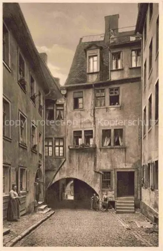 AK / Ansichtskarte WueRZBURG Bayern Schwanenhof Malerische Winkel Serie II No. 118